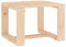 vidaXL Garten Beistelltisch, Rechteckiger Gartentisch Couchtisch, Holztisch Kaffeetisch für Terrasse Garten, Balkontisch Gartenmöbel, Massivholz Kiefer