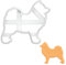 BAKERLOGY Samoyed Body Cookie Cutter - Detailed Biscuit Cutter Design for Baking and Crafts, Ideal on Fondant, Dough, Clay
