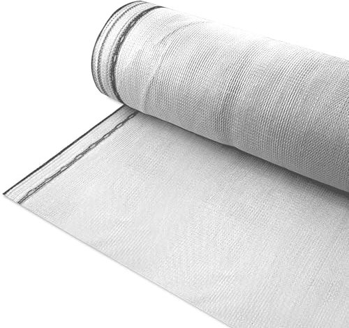 Gerüstschutznetz | Staubschutznetz | Abrissnetz | Gerüstnetz | 50 g/m² inkl. 100 Stück Kabelbinder | verschiedene Größen und Farben (Weiß, 3,07 x 50 m)