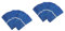 ORFOFE 2sets 12v Polycrystalline Solar Panel Mini Solar Cells Charger Portable for Outdoor Activities 100pcs*2