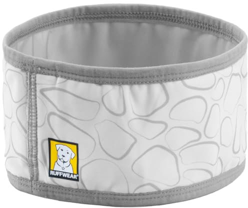 RUFFWEAR Swamp Cooler Neck Gaiter for Dogs, SPF 50+ Washable Reversible Everyday Cooling Dogwear Accessory, Re-Usable Instant Cool Down Device for Hot Weather, Gray (Medium)