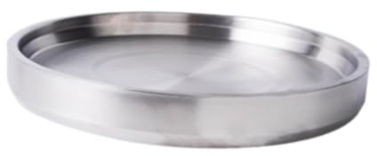 Baoblaze Vassoio da Portata refrigerato in Acciaio Inossidabile Vassoio da Portata ghiacciato, Vassoio da Portata Freddo per antipasti Server refrigerato per, Argent