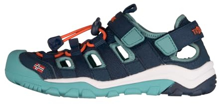 Trollkids Kids Kristiansand Sandal XT | Schnellschnürsystem, Mesh-Obermaterial für hohe Atmungsaktivität, Griffige Sohle