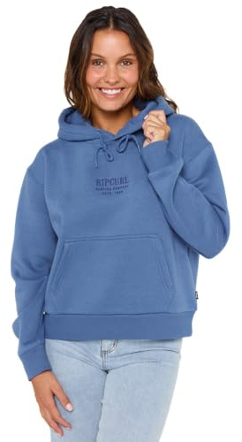 Rip Curl Damen Surf Staple Hooded Fleece Sweatshirt with Kangaroo Pockets Kapuzenpullover