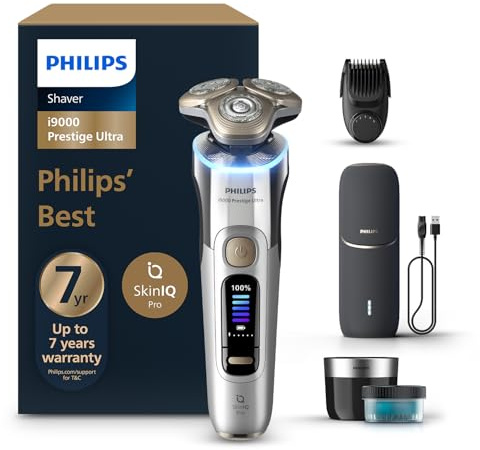 Rasoir électrique Philips XP9404 46 Serie i9000 prestige ultra 100 % étanche avec Skin IQ