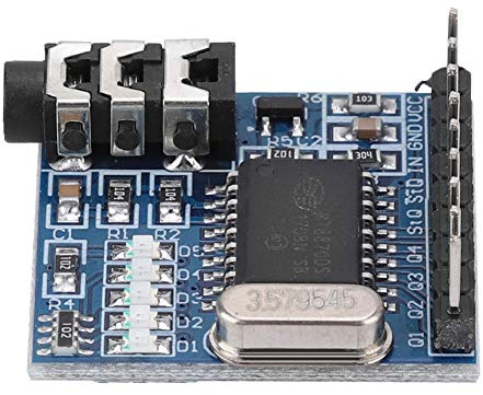 MT8870 Decoder DTMF Modulo telefonico di decodifica vocale Voice Dialing modulo di controllo con Interfaccia 5 Indicatori LED per Rilevamento del Segnale Telefonico
