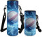 ASQVTIFE Baseball Boys Water Bottle Carrier with Adjustable Shoulder Strap 500ml Neoprene Water Bottle Carrier Insulated Cover Bag Strap Pouch Outdoor Hydro Bags Crossbody Toddler Kindergarten S