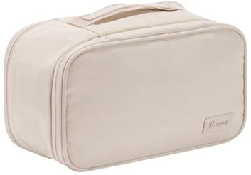 Bansga Unterwäsche Aufbewahrungstasche – Wasserdichtes REPTReisetasche Sockentasche Kulturbeutel(Beige)