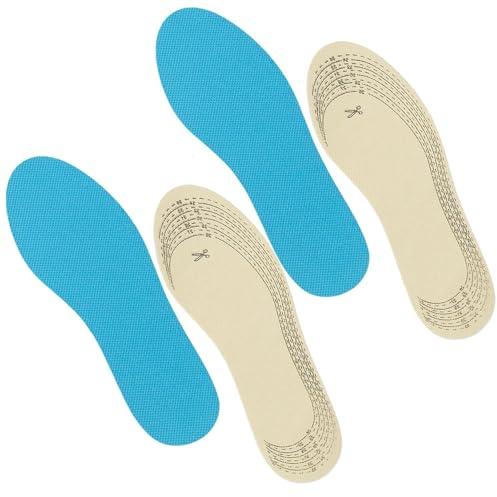Kids Shoe Insoles – 2 Pairs of Arch Support Insoles for Children’s Shoes, Soft Foam Cushioned Inserts for Sneakers, Trainers, School Shoes – Trim-to-Fit, Breathable
