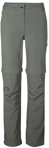 killtec Damen Funktionshose/Wanderhose mit abzippbaren Beinen KOS 187 KG WMN PNTS, sage, 23, 42834-000