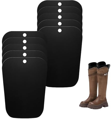 QKNOSM 10 Stück Inserts Tall Boot Support Boot Shaper Form Wiederverwendbare Stiefelformer Stiefelspanner PVC Stiefelformwerkzeug für Frauen und Männer