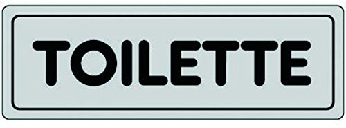 Cartelli segnaletica adesivi Pubblicentro toilette 15909630ADB0150X0050