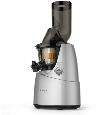 kuvings KUVIYB6000S BPA-Free Whole Slow Juicer Silver B6000S with Sortbet Maker, Cleaning Tool Set, Smart Cap and Recipe Book, Tritan