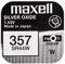 GWS-POWERCELL® MAXELL KNOPFZELLEN UHRENZELLEN UHREN BATTERIEN REIHE TYP (357, 1x)