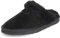 Damen Real Wildleder Australian Sheepskin Winter Pelz Gefüttert Warm Mules - Schwarz - BLK41 AYC0213