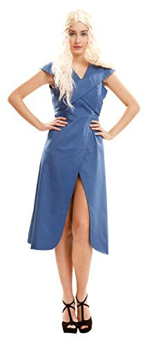 FIESTAS GUIRCA My Other Me Me-202723 Viving Costumes 202723 Déguisement Reine dragon pour femme Bleu Taille S