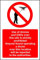 Use of drones and other UAV's over this area is strictly prohibited Safety sign - 1.2mm Rigid plastic 300mm x 200mm