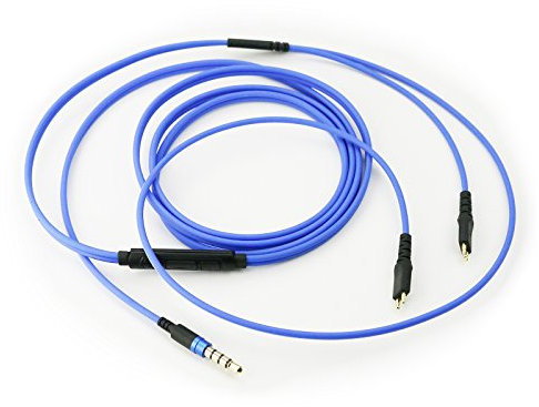 FeiYen Replacement Cable Compatible with Sennheiser HD25 / HD25-1 / HD25-1 / II HD25-13 / HD25-C Headphone, Remote Volume Control & Mic, Compatible with Samsung Galaxy Sony Xiaomi Huawei Android