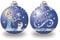ARDITEX WD13415 Pack of 6 Disney-Frozen II Christmas Tree Baubles Diameter 8 cm