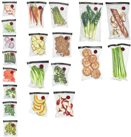ZWILLING Fresh & Save 20-pc Assorted Sizes Vacuum Sealer Bags, Sous Vide Bags