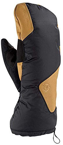 Therm-ic Moufles Ski Extra Warm Fäustlinge, Schwarz/Braun, FR : M (Taille Fabricant : M-8,5)