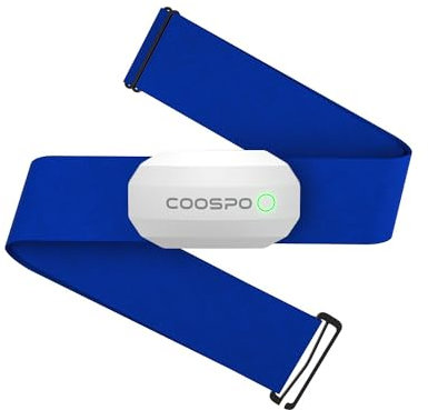 COOSPO H808S Brustgurt Pulsmesser ANT+/Bluetooth, Premium Herzfrequenzmesser Pulsgurt Sensor HRM-Messung Pulsgurt IP67 Wasserdichter, Kompatibel mit Polar, Elite HRV, Wahoo, Garmin, Strava