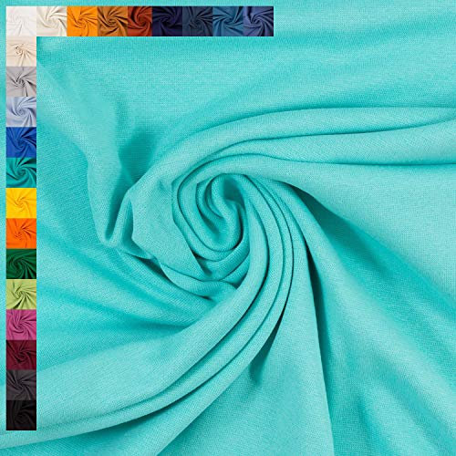 Bündchen Stoff Heike von Swafing, Schlauchware, uni mint (Länge am Stück: ab 25cm x Breite: 50cm/100cm)