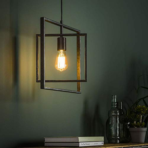 famlights Retro Deckenlampe Linus für Esstisch/Vintage Pendelleuchte/Esszimmerlampe industrial/Dimmbar Hängelampe Metall Esszimmer/Deckenleuchte Pendelleuchte Hängeleuchte Rustikal Landhaus