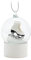 Abbott Collection Kleine Schneekugel für Damen, Skate-Ornament, 5,8 cm hoch