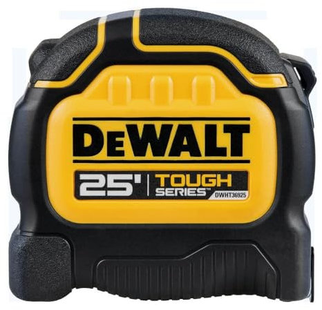 TAPE MEASRE BLK/YLW 25FT