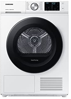 Samsung Bespoke AI™ Series 5+ DV90BBA245AW/EU with OptimalDry™, Heat Pump Tumble Dryer, 9kg