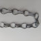 VerRich Dark Grey 4PCS 200cm (78.74) Aluminium Double Hook Chain Link for Lengthen Chain Curtain