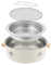 JUCHRZEY Griglia for barbecue rotonda Griglia for barbecue portatile con rete for griglia Griglia for barbecue da tavolo compatta multifunzione for patio da giardino esterno