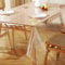 HDKAJL Tischdecke Durchsichtig 240x140cm, Tischfolie Transparent 0.2 mm Klarsicht Tischdecke Transparent Schutzdecke Glasklar Durchsichtig Klarsichtfolie Tischschutz für Küche Zuhause Picknick Outdoor
