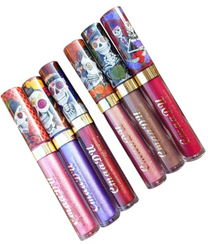 WOONEKY 6st Lipgloss Lippenstift Charmanter Lipgloss Lippenstiftfarben Koreanischer Lipgloss Lippenstifte Mit Mattem Effekt Bezaubernde Lippenstifte Halloween-make-up-zubehör Abs
