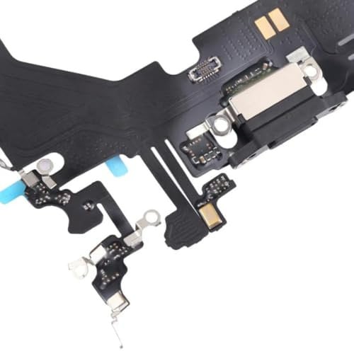 ETech61 Charging Port Replacement for iPhone 14 Pro Max USB Dock Connector Flex Cable Microphone Replacement for iPhone 14 Pro Max Black