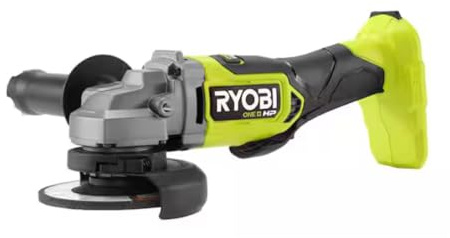RYOBI 18V ONE+ HP Brushless 4-1/2 in. Angle Grinder, Corded Performance, 210 Cuts per Charge