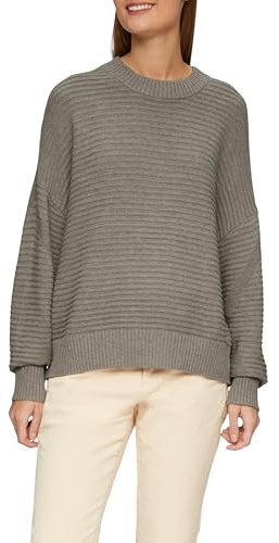 s.Oliver Oversized Strickpullover mit Ottoman-Struktur