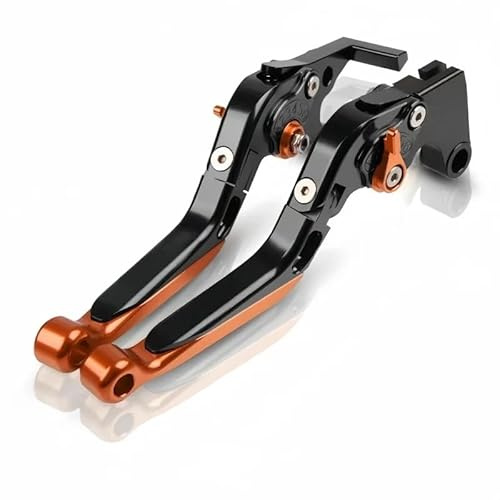 HZlailai Motorrad Bremse Kupplungshebel Für D/125 200 250 390 CNC Aluminium Ausziehbare Einstellhebel Zubehör Orange