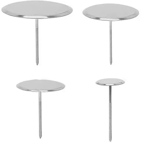 Haowul 4pcs Stainless Steel Cake Flower Decorating Tool Cupcake Icing Cream Decorating Tool Cake Flower Nail Reusable Baking Heating Core Cake Flower Needles Lifters