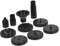 HAKIDZEL 3ensembles Pompe Solaire Flottante Pour Fontaine De Jardin Buses De Remplacement Pour Bassins Et Aquariums Accessoires De Fontaine Extérieure Plastique Résistant
