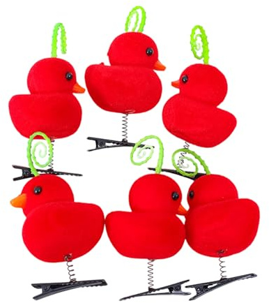 Haarspange für Mädchen, 2000er Jahre, süßer Kopfschmuck, Pilling, handgefertigt, Schmuck, Styling-Haarnadel, Entenform