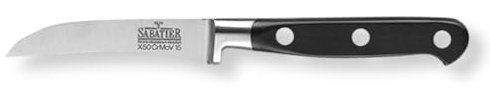 Richardson Sheffield V SABATIER Schälmesser | 8,3 cm Lange Klinge | gehärteter Klingenstahl | Kunststoffgriff | rostfrei und extrem scharf | Profi Messer | Universalmesser