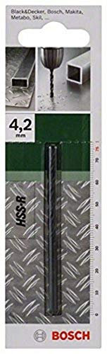 Bosch Accessories 2609255008 Foret métal HSS-R Diamètre 4,2 mm