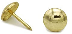 Polsternägel vermessingt (Gold) 90 1/3 250 Stück 9mm