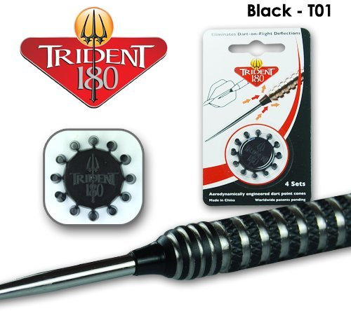 RED DRAGON Trident 180 - Dart Point Cones Schwarz