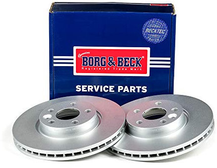 Borg & Beck BRAKE DISC PAIR Ford Mondeo Galaxy S-Max 07-