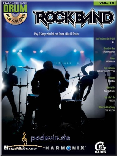 Rock Band - Drum Play-Along - Schlagzeugnoten [Musiknoten]