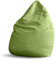 Lumaland Sitzsack Luxury 60x45cm | Microvelours Beanbag mit extra weichem & robustem Stoff | Für Erwachsene & Kinder| Ideal geeignet für Kinderzimmer | Sessel & Stuhl Bean Bag [Grün]