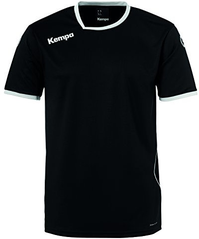 Kempa Herren Curve Trikot, schwarz/Weiß, L